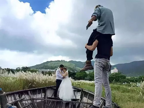 摄影师的专业拍照姿势