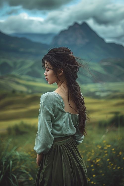 好看的拍照背景图女生